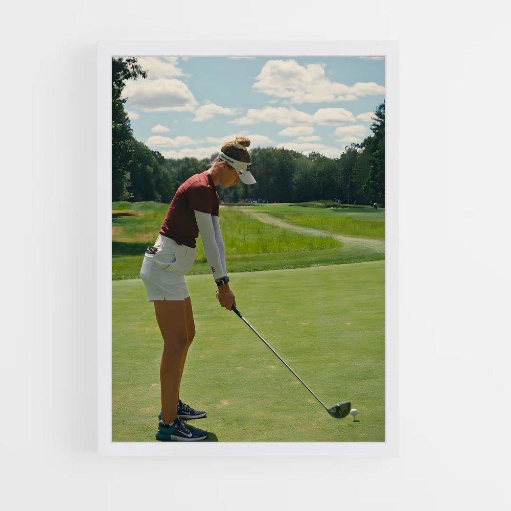 Poster Nelly korda parcours – affiche Golf (vue 3)